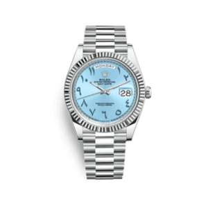 Montre Homme – Day-Date Arabic Blue Dial