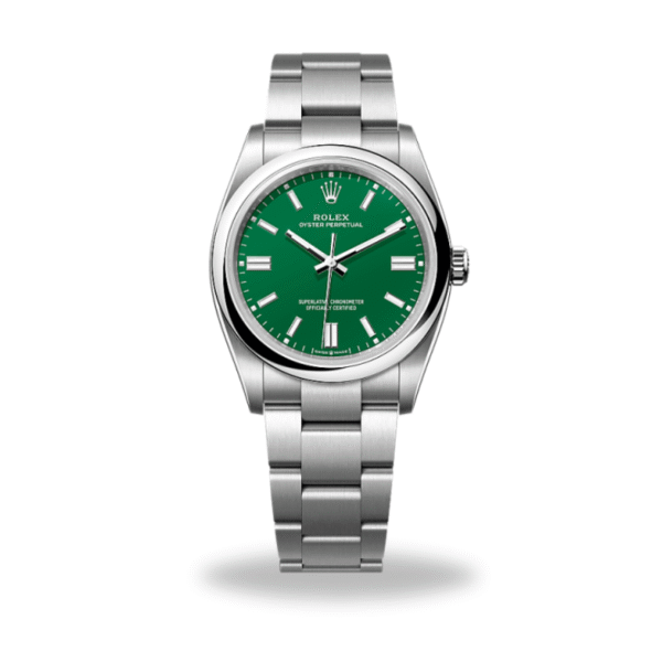 Rolex oyster perpetual vert