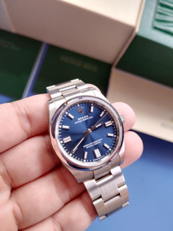 rolex oyster perpetual bleu