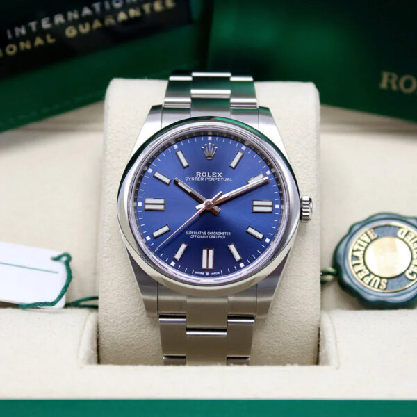 rolex oyster perpetual bleu
