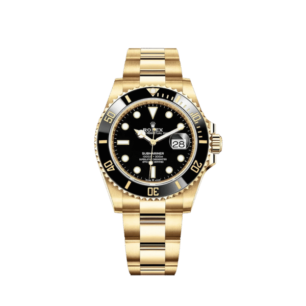 Rolex gold and black
