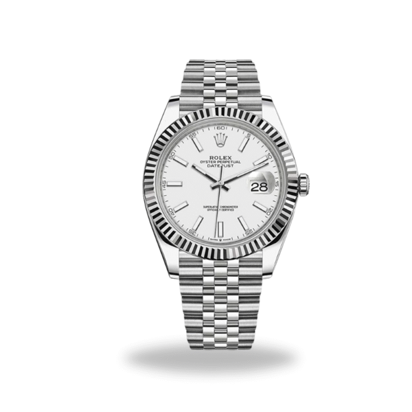Montre Datejust 41 Blanc Jubilé